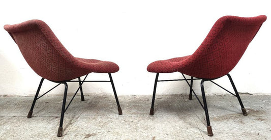 Shell Armchairs by M. Navrátil, Czechoslovakia, 1960s, Set of 2