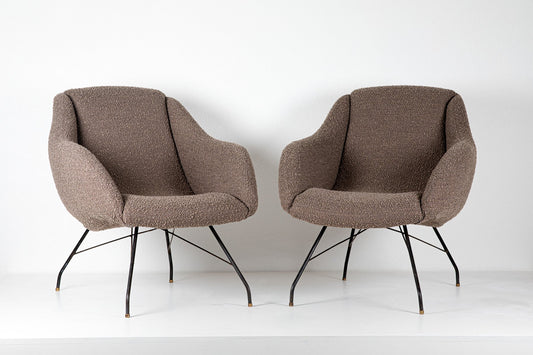 Shell Armchairs by Martin Eisler & Carlo Hauner, 1955, Set of 2