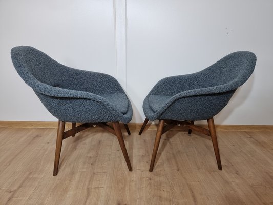 Shell Armchairs by Miroslav Navratil, Set of 2-QJA-1123292