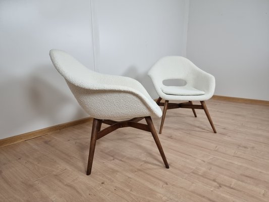 Shell Armchairs by Miroslav Navratil, Set of 2-QJA-1088235