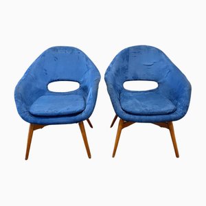 Shell Armchairs by Miroslav Navratil, Set of 2-HVX-1817027