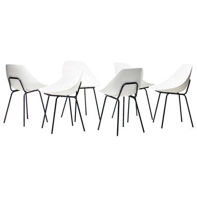 Shell Chairs by Pierre Guariche, Set of 6-WN-1077609