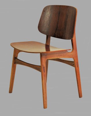 Shell Chairs in Oak and Teak attributed to Børge Mogensen, 1950s, Set of 2-VVO-1974184