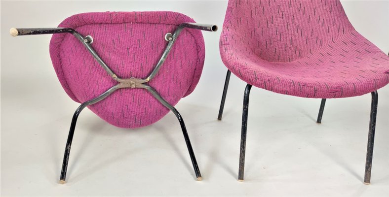 Shell Lounge Chairs by M. Navrátil, Czechoslovakia, 1960s, Set of 2-ZWG-1347545