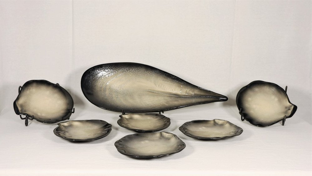 Shell Service by Pol Chambost, 1950s, Set of 7