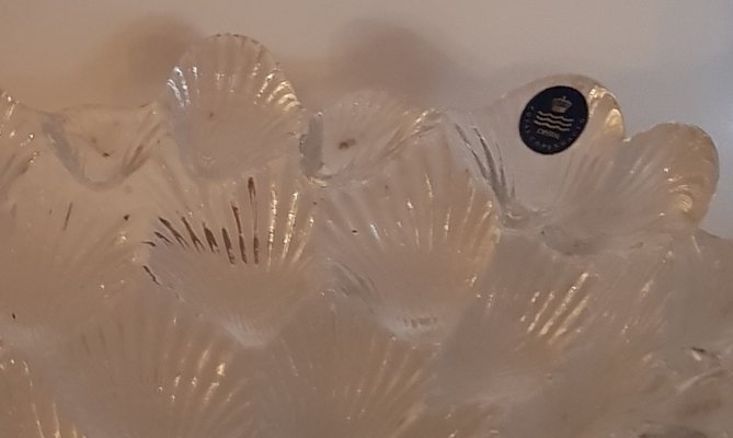 Shell Shaped Crystal Bowl by Per Lütken for Royal Copenhagen, 1980s-QDP-645692