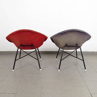 Shell-Shaped Lounge Chairs, 1960s, Set of 2-JUN-803382