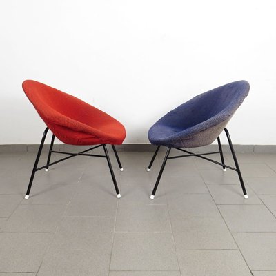 Shell-Shaped Lounge Chairs, 1960s, Set of 2-JUN-803382