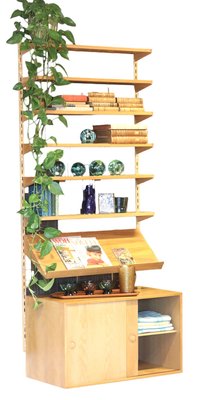 Shelving System in Oak, Denmark, 1960s, Set of 11-BPJ-2040234