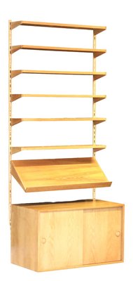 Shelving System in Oak, Denmark, 1960s, Set of 11-BPJ-2040234