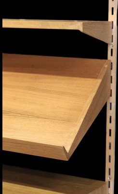 Shelving System in Oak, Denmark, 1960s, Set of 11-BPJ-2040234