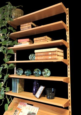 Shelving System in Oak, Denmark, 1960s, Set of 11-BPJ-2040234