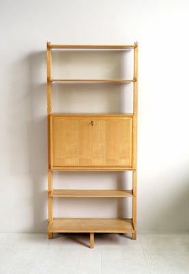 Shelving Unit with Bookcase by Jeannette Laverrière and Maurice Pré, 1950s-FQ-838240