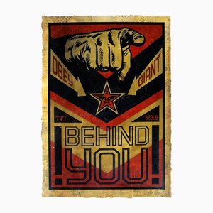 Shepard Fairey (Obey), Behind You HPM, 2009, Mixed Media-KHH-2028534