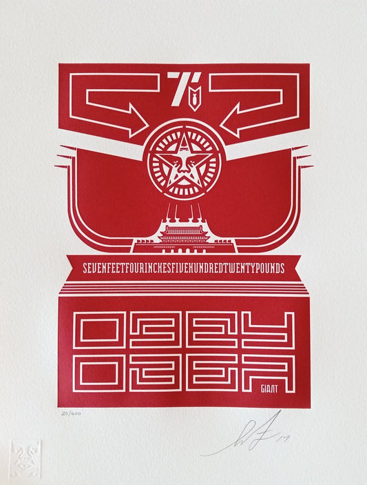 Shepard Fairey (Obey), Chinese Soldiers, Typographic Print