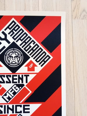 Shepard Fairey (Obey), Constructivist Banner Black, Screenprint-KHH-1743947