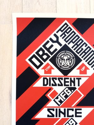 Shepard Fairey (Obey), Constructivist Banner Black, Screenprint-KHH-1743947