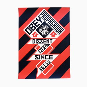 Shepard Fairey (Obey), Constructivist Banner Black, Screenprint-KHH-1743947