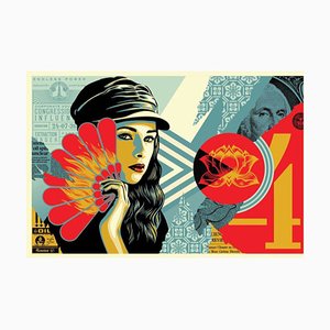 Shepard Fairey (Obey), Fan the Flames, 2019, Screenprint-KHH-1791053