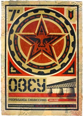 Shepard Fairey (Obey), Propaganda Engineering HPM, 2009, Mixed Media-KHH-2039226