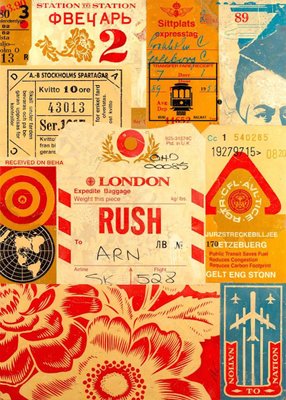 Shepard Fairey (Obey), Station to Station, 2012, Screen Prints, Set of 4-KHH-2028524