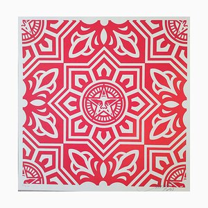 Shepard Fairey (Obey), Venice Pattern Set (Red&White), 2009, Screen Print-KHH-1743935