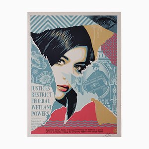 Shepard Fairey (Obey), Wetland Powers, 2023, Screenprint-KHH-2023108