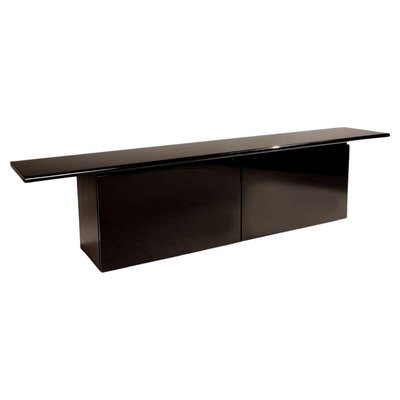 Sheraton Acerbis Black Lacquered Sideboard, 1970s-XDW-2019540