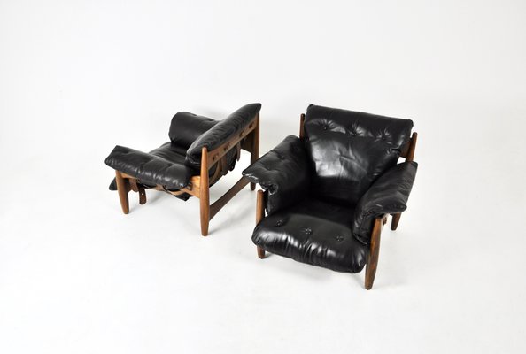 Sheriff Lounge Chairs by Sergio Rodrigues for Isa, 1960s, Set of 2-HFM-2041900