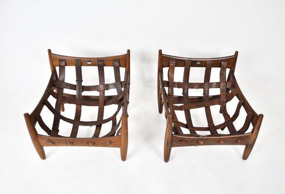 Sheriff Lounge Chairs by Sergio Rodrigues for Isa, 1960s, Set of 2-HFM-2041900