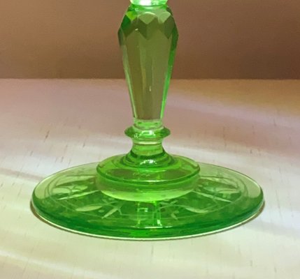 Sherry Wine Glasses with Green Maria Theresia Decor by Stefan Rath for Josef Lobmeyr, Austria, 1910s, Set of 12-HWV-1775406