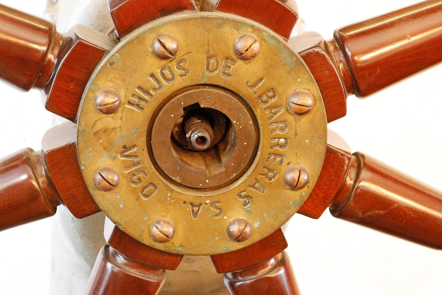 Ship Steering Wheel from Sons of J. Barrera, 1950s