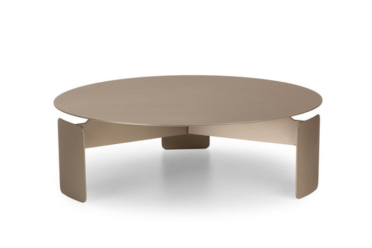 Shirudo Matt Nickel Plated Coffee Table by Mingardo