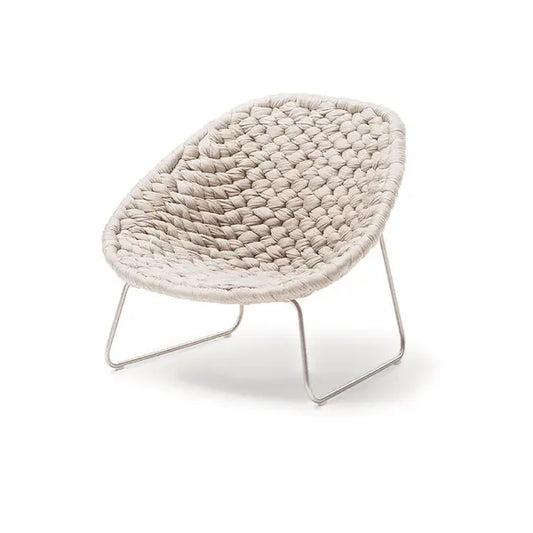 Shito - Sled Base Polyester Garden Armchair by Paola Lenti