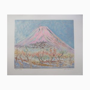 Shizuka Murayama, Fuji San, 20th-Century, Lithograph-KHH-1199356