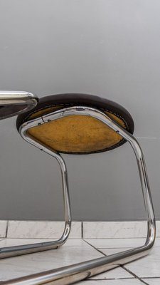 Shoe Stool with Seat & Mirror Stand Set, Vienna, 1920s-SPD-809050