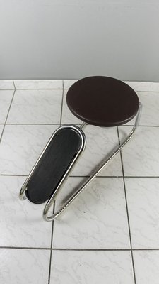 Shoe Stool with Seat & Mirror Stand Set, Vienna, 1920s-SPD-809050