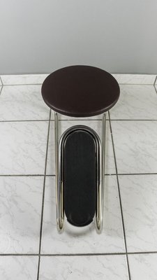 Shoe Stool with Seat & Mirror Stand Set, Vienna, 1920s-SPD-809050