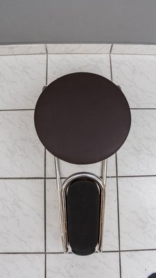 Shoe Stool with Seat & Mirror Stand Set, Vienna, 1920s-SPD-809050