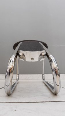 Shoe Stool with Seat & Mirror Stand Set, Vienna, 1920s-SPD-809050