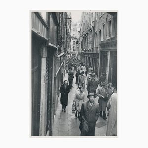 Shopping Street, Italy, 1950s, Black & White Photograph-DYV-1236157