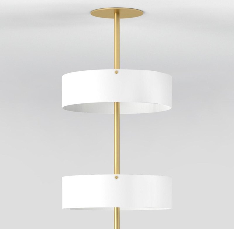 Short Circles and Globe Pendant Light by Atelier Areti