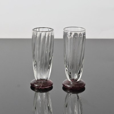 Shot Glasses from Daum Nancy, 1920s, Set of 2-IXK-1080682