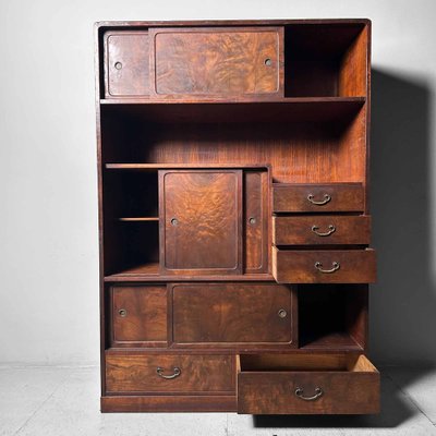 Shōwa Era Cha Tansu Tea Cabinet, Japan, 1930s-DWL-1763377