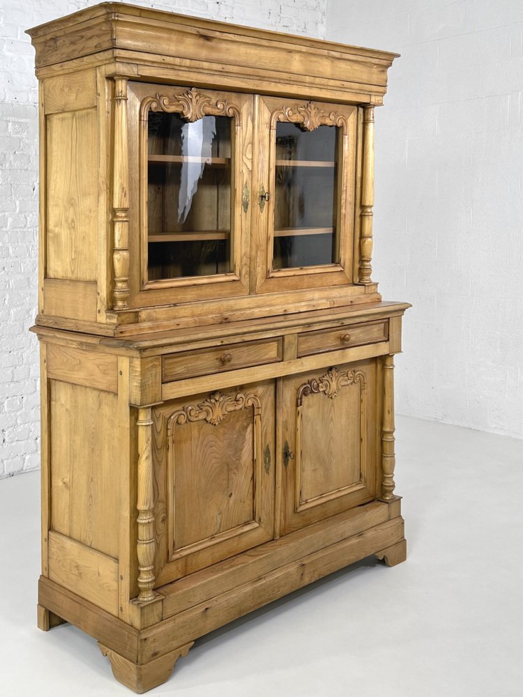 Showcase Buffet in Wood and Glass, 1890s