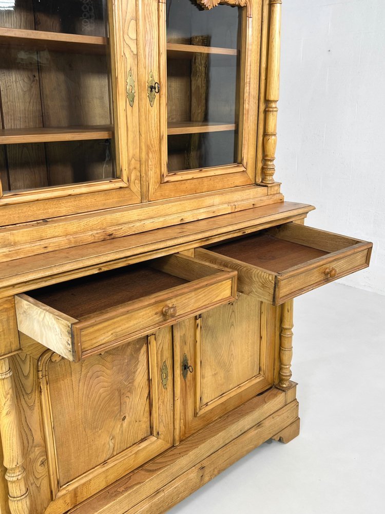 Showcase Buffet in Wood and Glass, 1890s