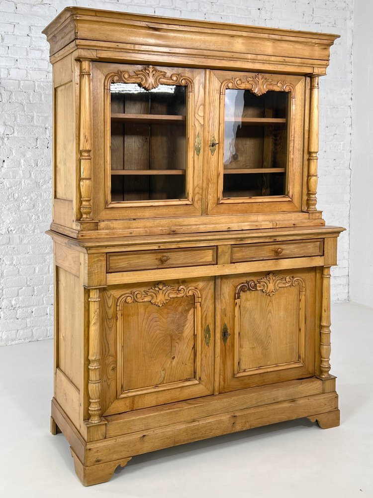 Showcase Buffet in Wood and Glass, 1890s