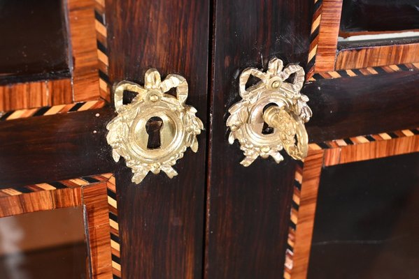 Showcase Cabinet in Precious Wood, Late 18th Century-RVK-1724739