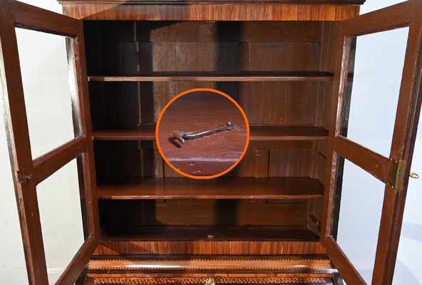 Showcase Cabinet in Precious Wood, Late 18th Century-RVK-1724739