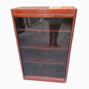 Showcase with Glass Doors in Rosewood by Angel Mangiarotti for Molteni, 1960s-OHK-2020576